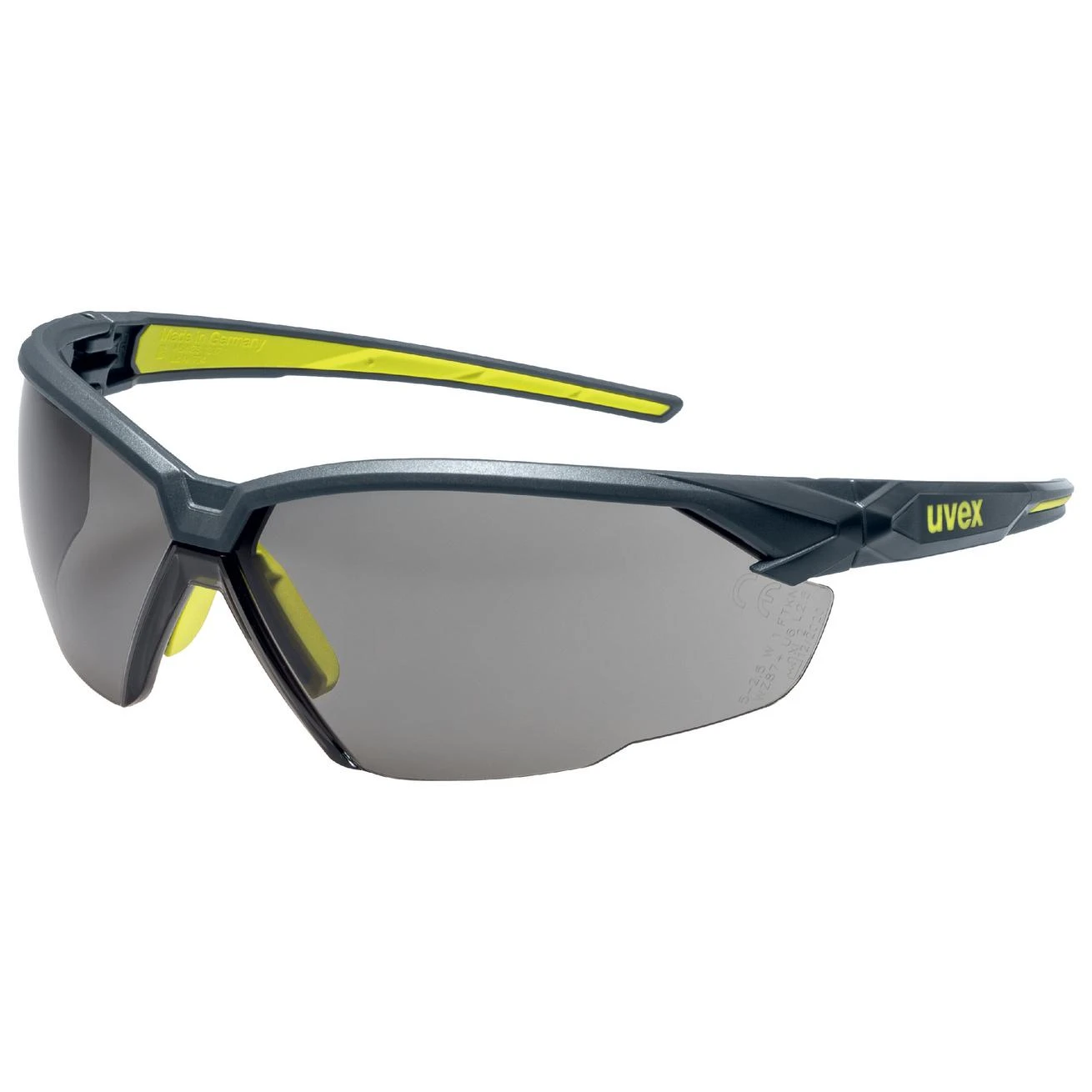SuXXeed Glasses with Grey and Lime Frame and Smoke Lens - Image 3