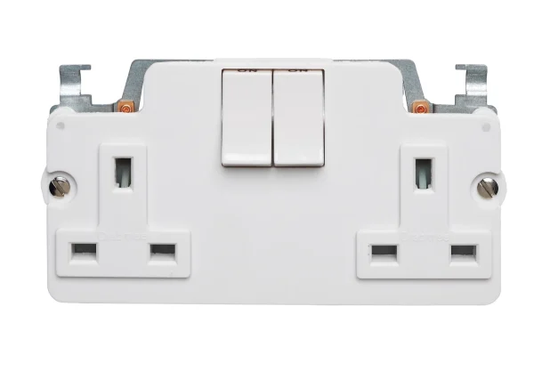 13A 2 Gang Single Pole Switched Socket Interior – Go Magpie – Trusted ...