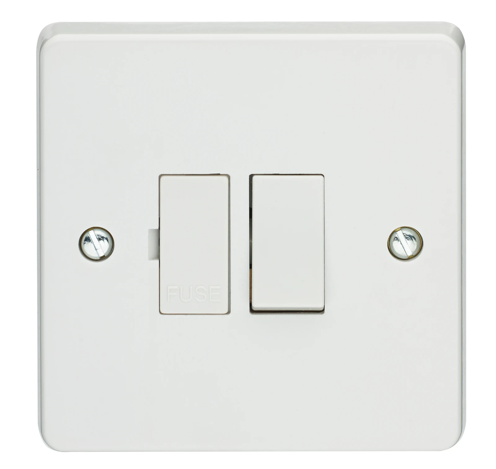 Connection Unit Double Pole Switched Fused Spur 13A White - Image 3