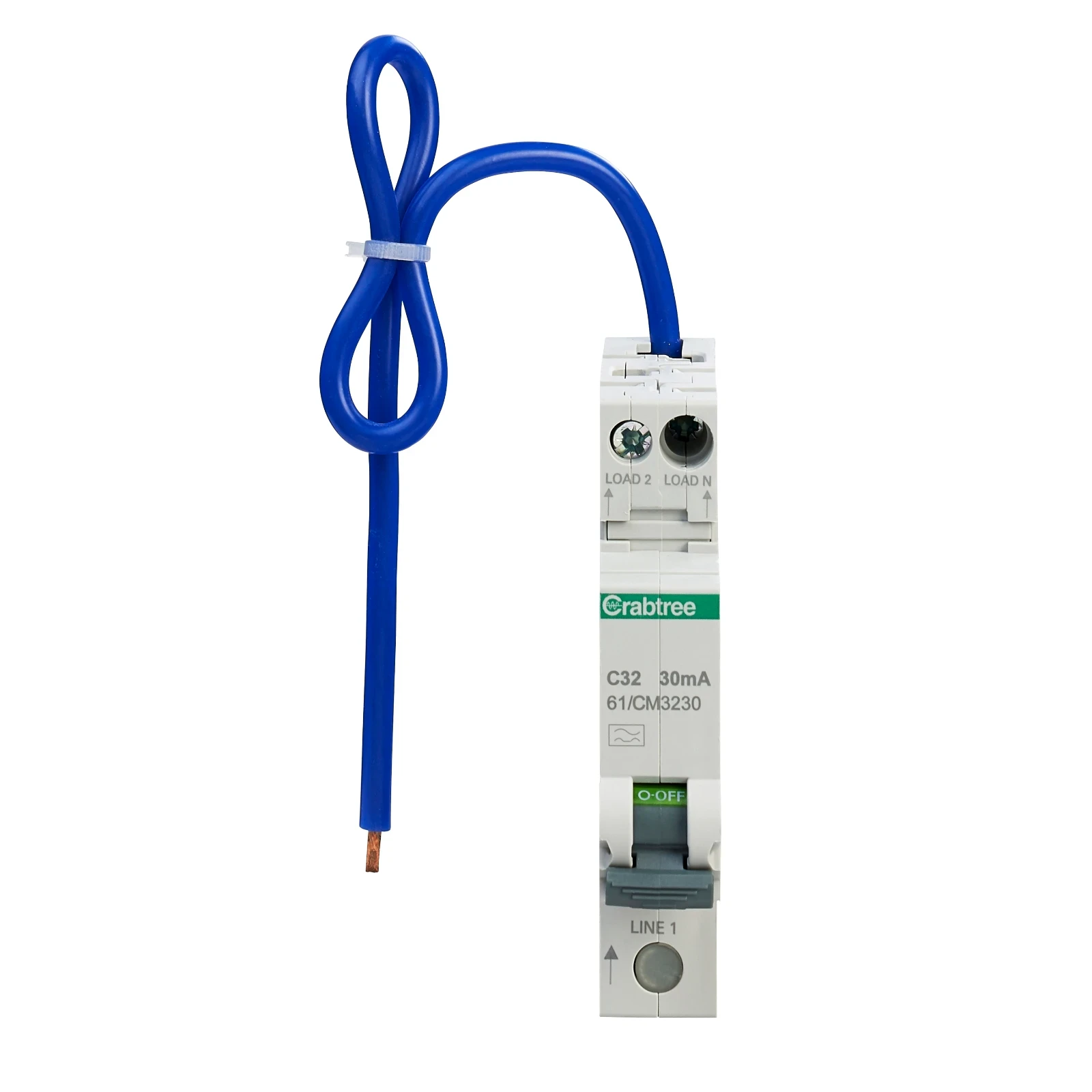 32A 30mA SPswN C Curve 6kA Type A Miniature RCBO - Image 3