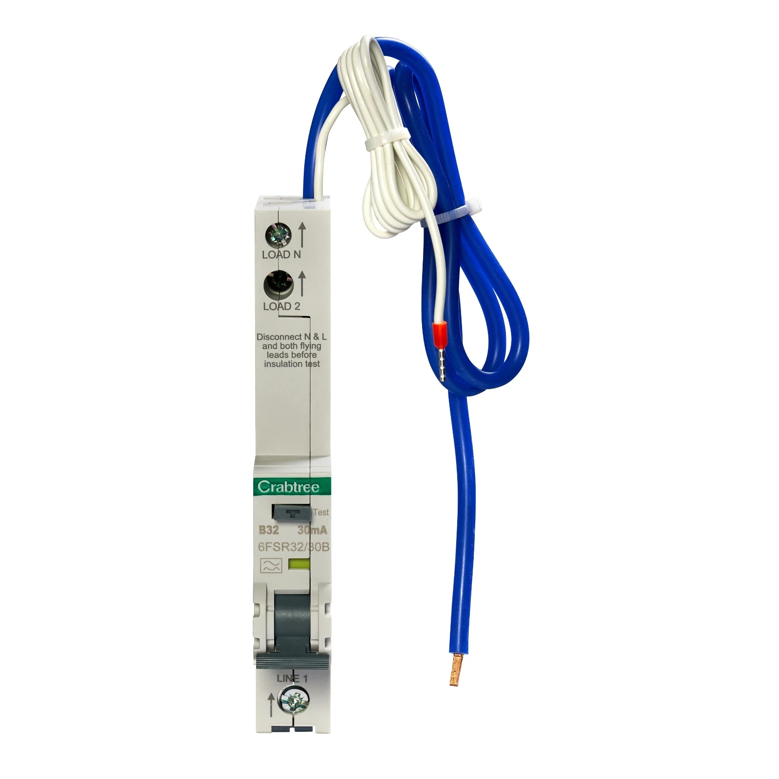 32A 30mA SPN B Curve 6kA Type A RCBO - Image 3