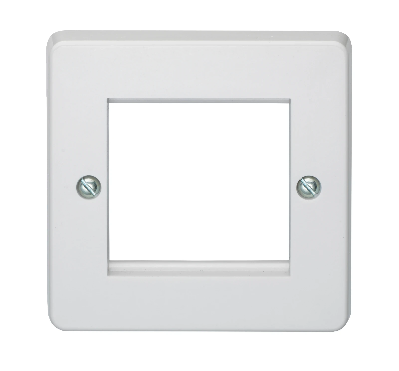 Grid Plate 1 Gang 2 Module White - Image 3