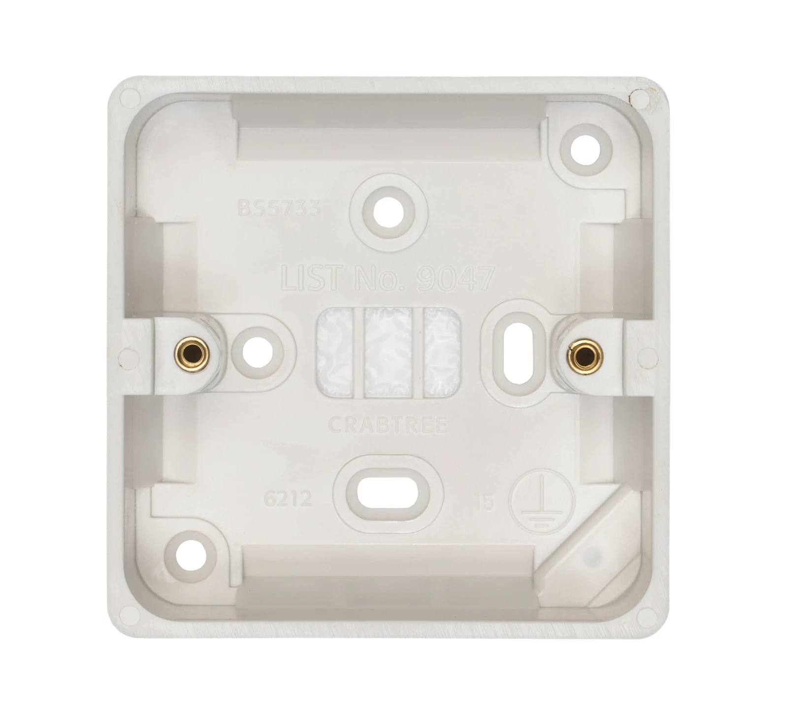 Crabtree S9047 Single 28mm/30mm Moulded Box White - Image 4