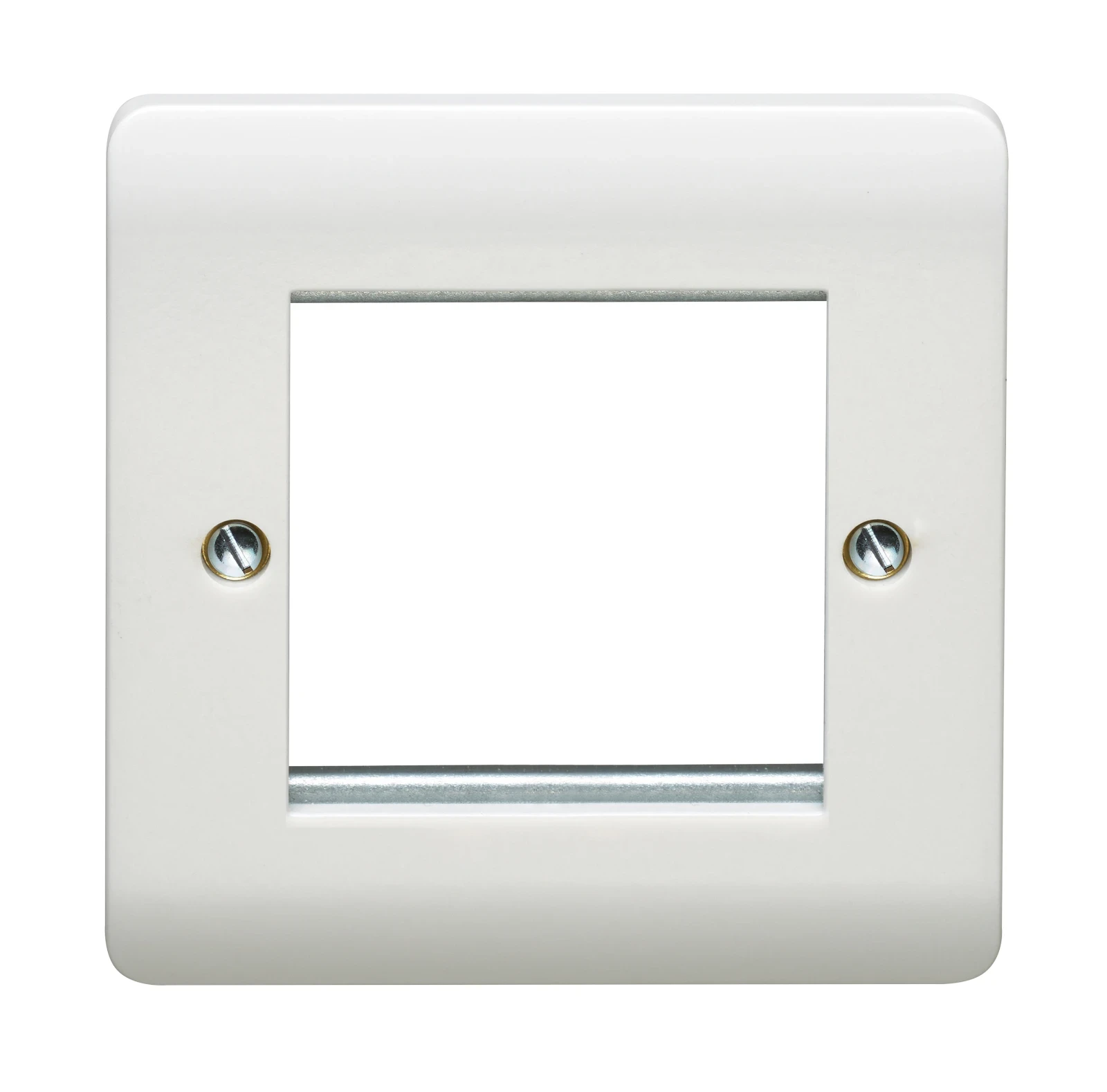 1 Gang 2 Module Euro Module Communication Mounting Plate - Image 3