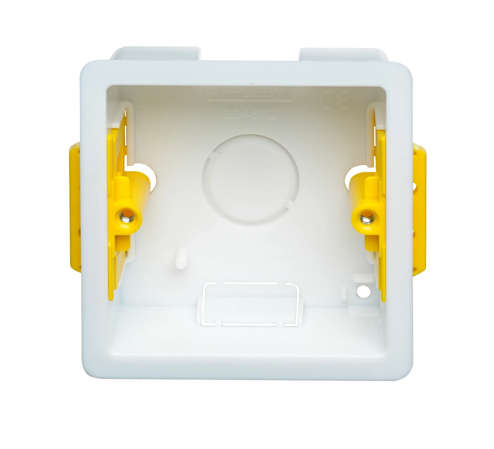 Appleby SDPB1/N 1-Gang Adjustable Lug Dry Lining Box 83 x 83 x 35mm White - Image 3