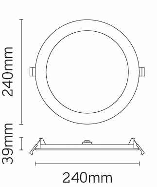 JCC JC72403 Skydisc LED Downlight IP20 22W 4000K 1750lm - Image 3