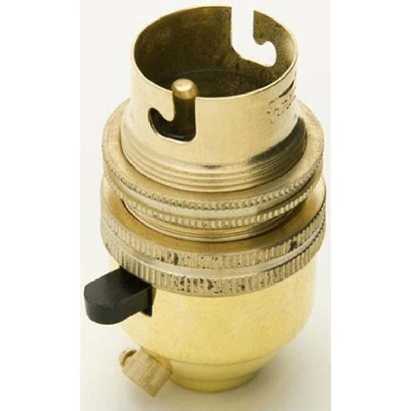 Jeani BC Lampholder 10mm Brass - Image 3