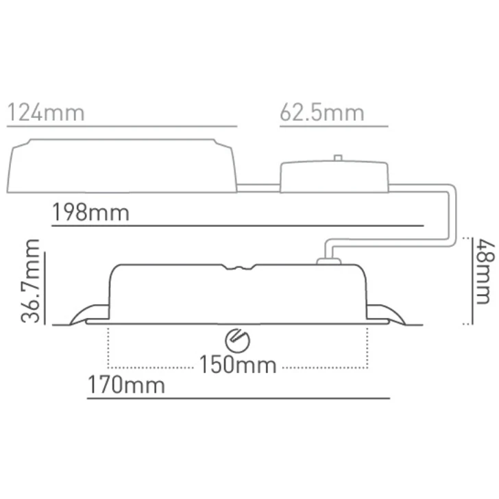Downlight Thea Commercial Mains Dimmable IP54 16W CCT - Image 4