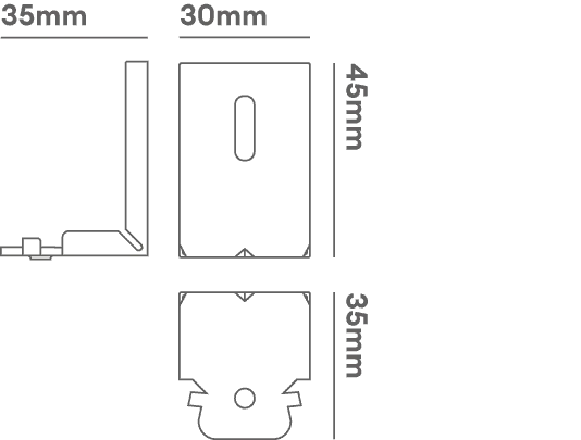 Collingwood White Surface Mounting Kit - Image 4