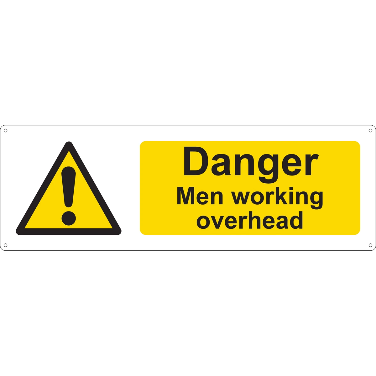 Danger Men Working Over Head Sign - Image 3