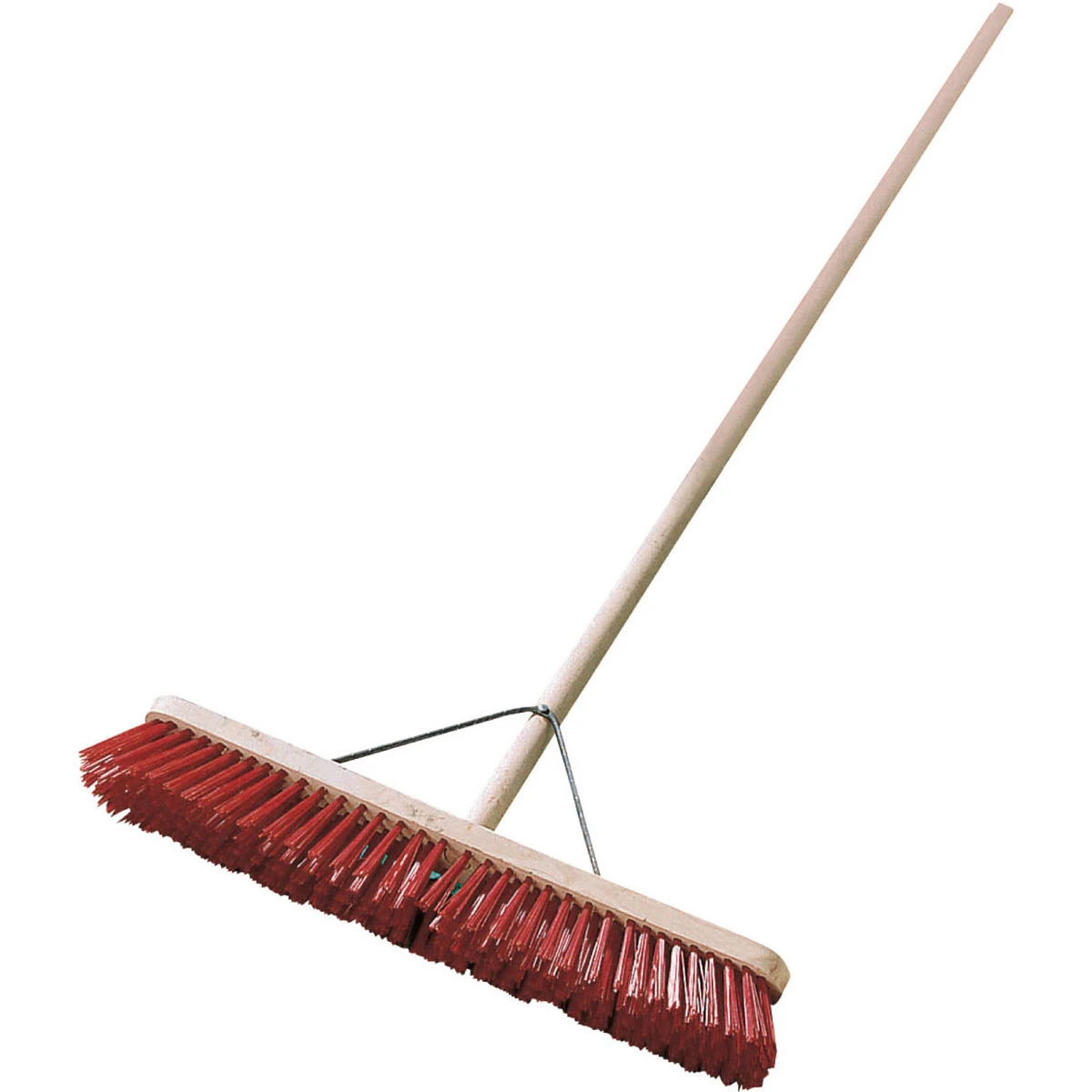600mm Platform Broom Stayed Handle Plastic Bristles - Image 3