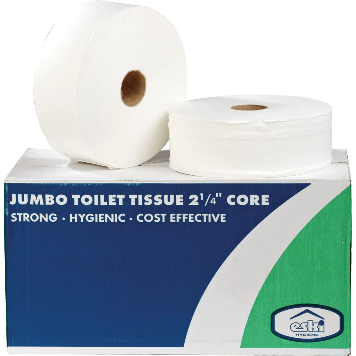Toilet Roll Jumbo 2.25In Core 400 x 90mm 6 Rolls White - Image 3