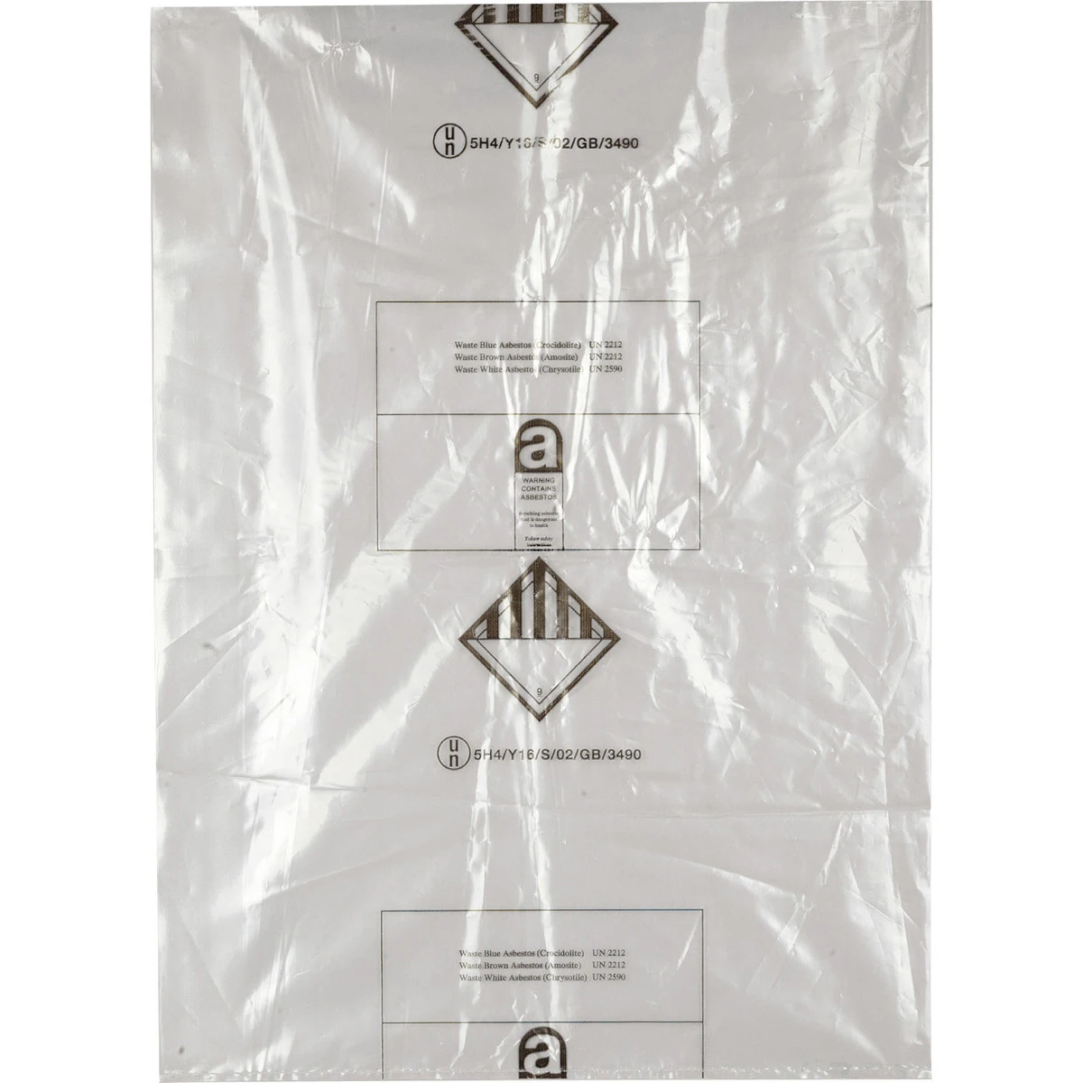 Asbestos Disposal Outer Sack 600 x 900mm Clear - Image 4