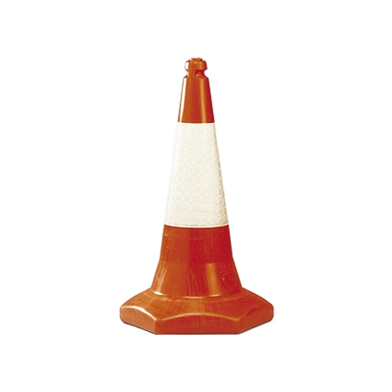 Road Cone 1 Part Sand Weighted 750mm Orange/White - Image 3