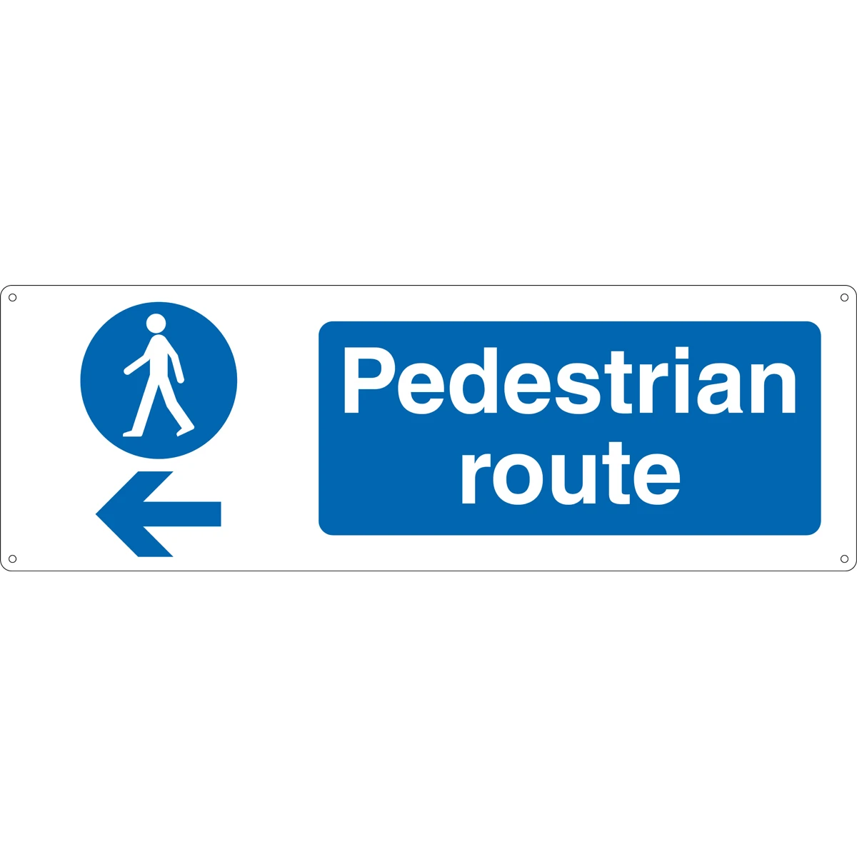 Sign S/R Pedestrian Route Left - Image 3