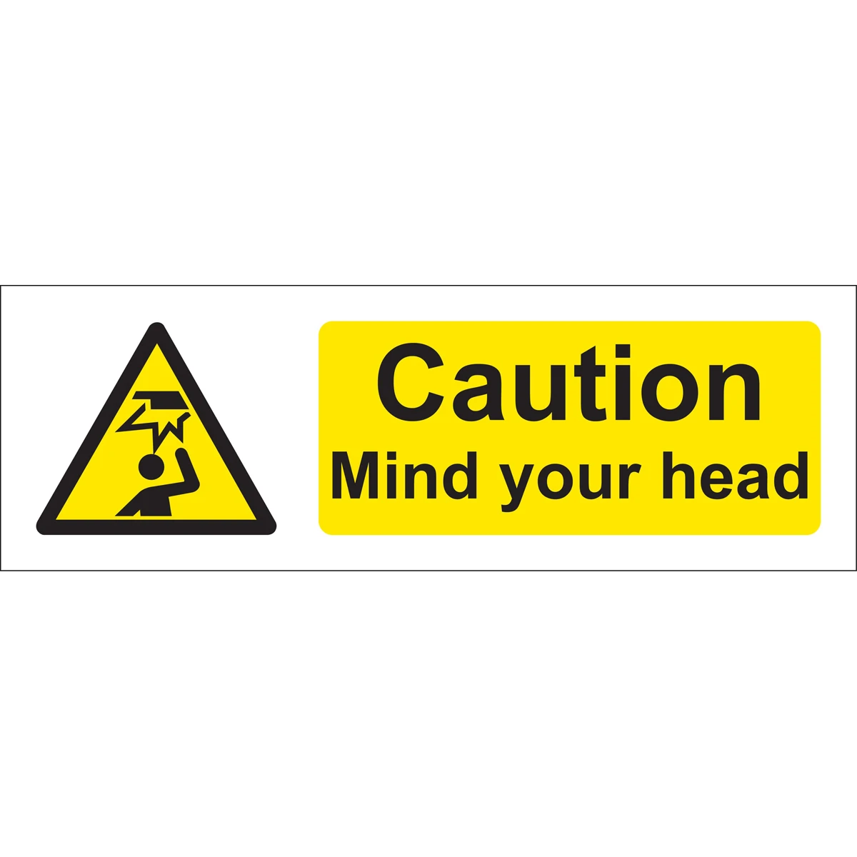 Mind Your Head Self Adhesive Sign - Image 3