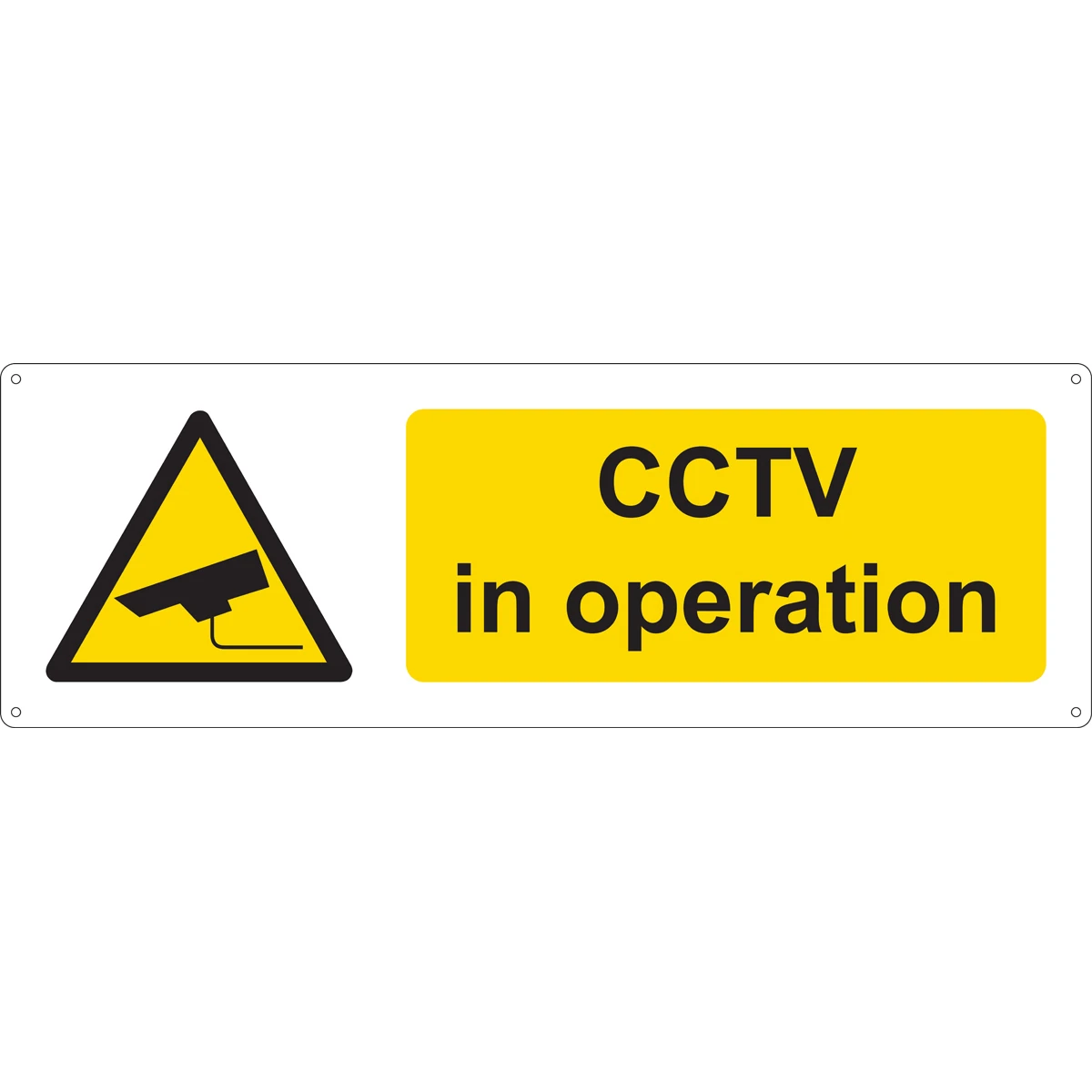 Sign S/R Warning CCTV In Operation - Image 3