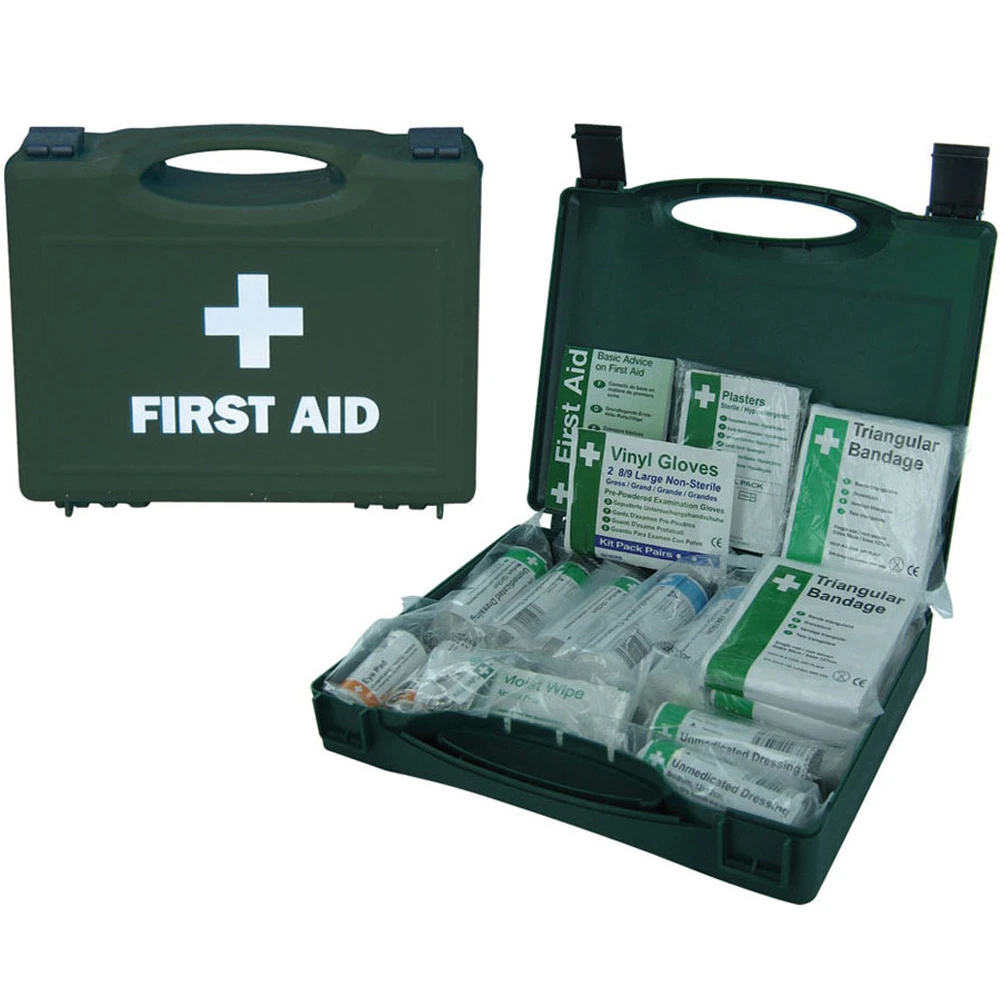 Traditional Box Workplace First Aid Kit for 11-20 Persons Green - Image 4