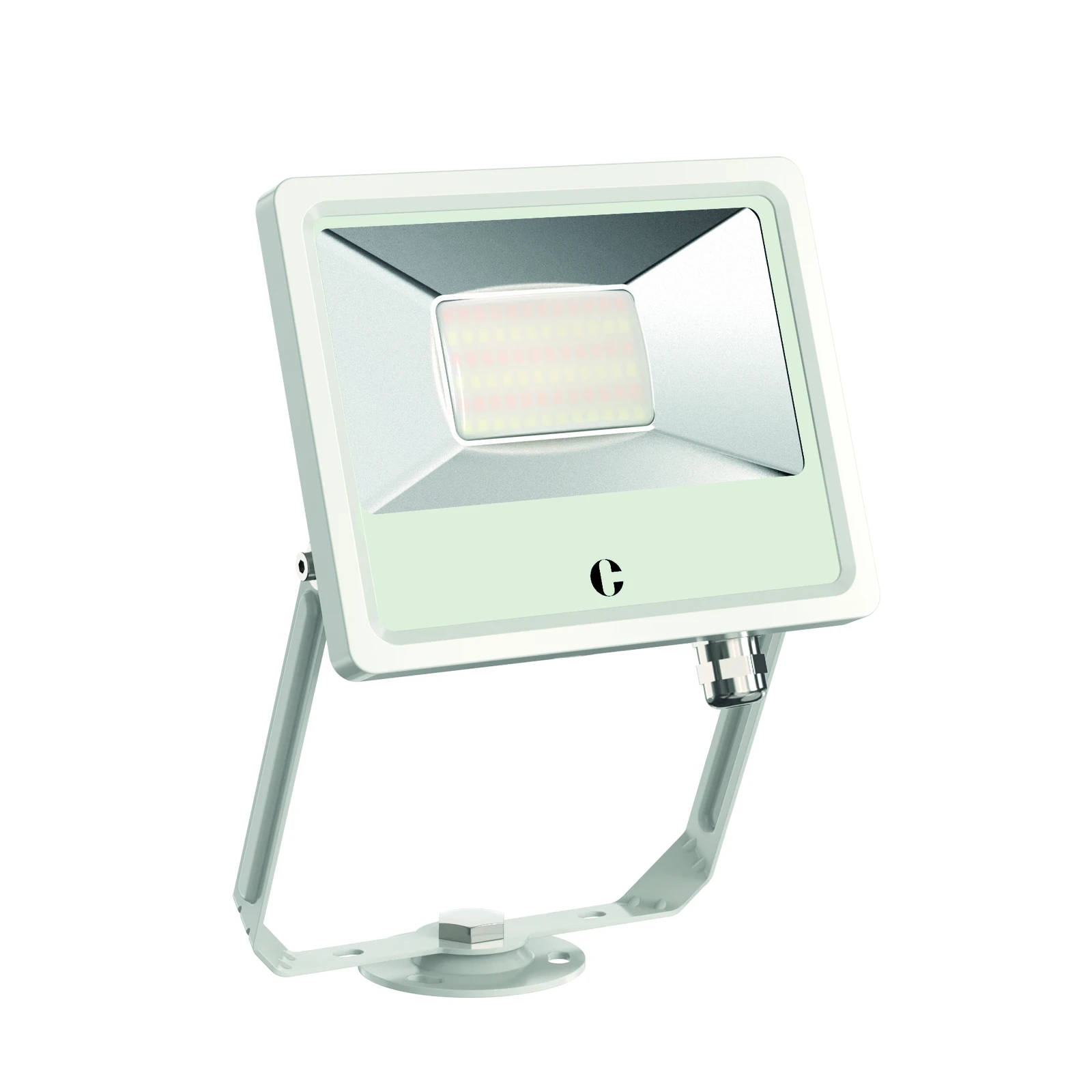 White 20W IP65 2200 - 2400Lm 120° Beam Angle 110-120Lm/W Colour Switchable Floodlight - Image 3