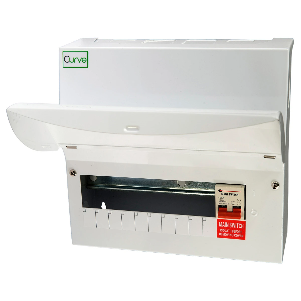 Curve A3CUR-SW10 10 Way 100A Main Switch Consumer Unit - Image 3