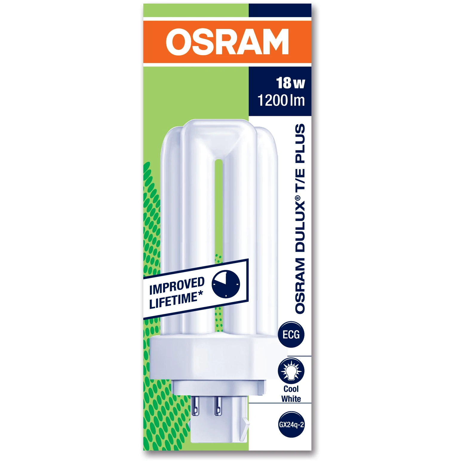 Lamp Compact Flu 4 Pin Gx24Q-2 18W 840 Triple Turn Tube - Image 3