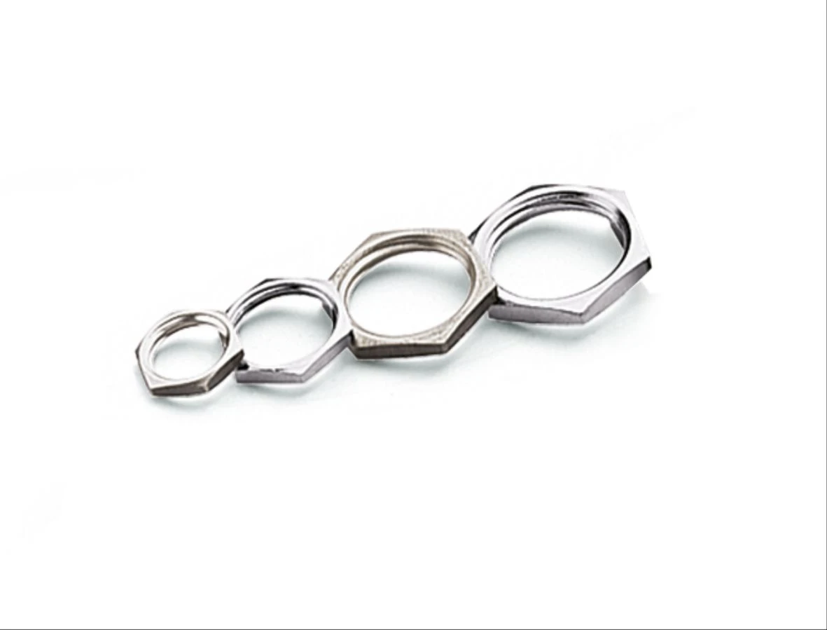 Locknut M16 Nickel Plated Brass - Image 3