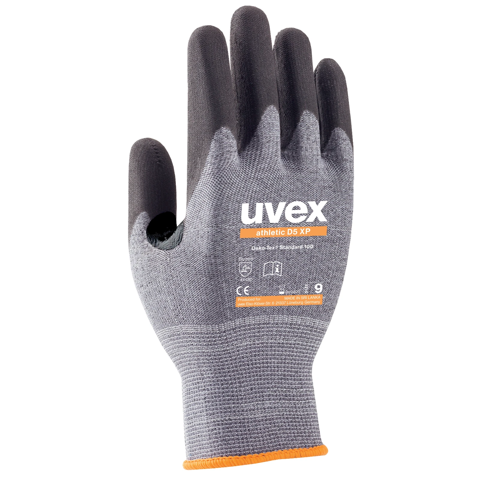 Uvex Athletic D5 XP Glove Size 7 - Image 4