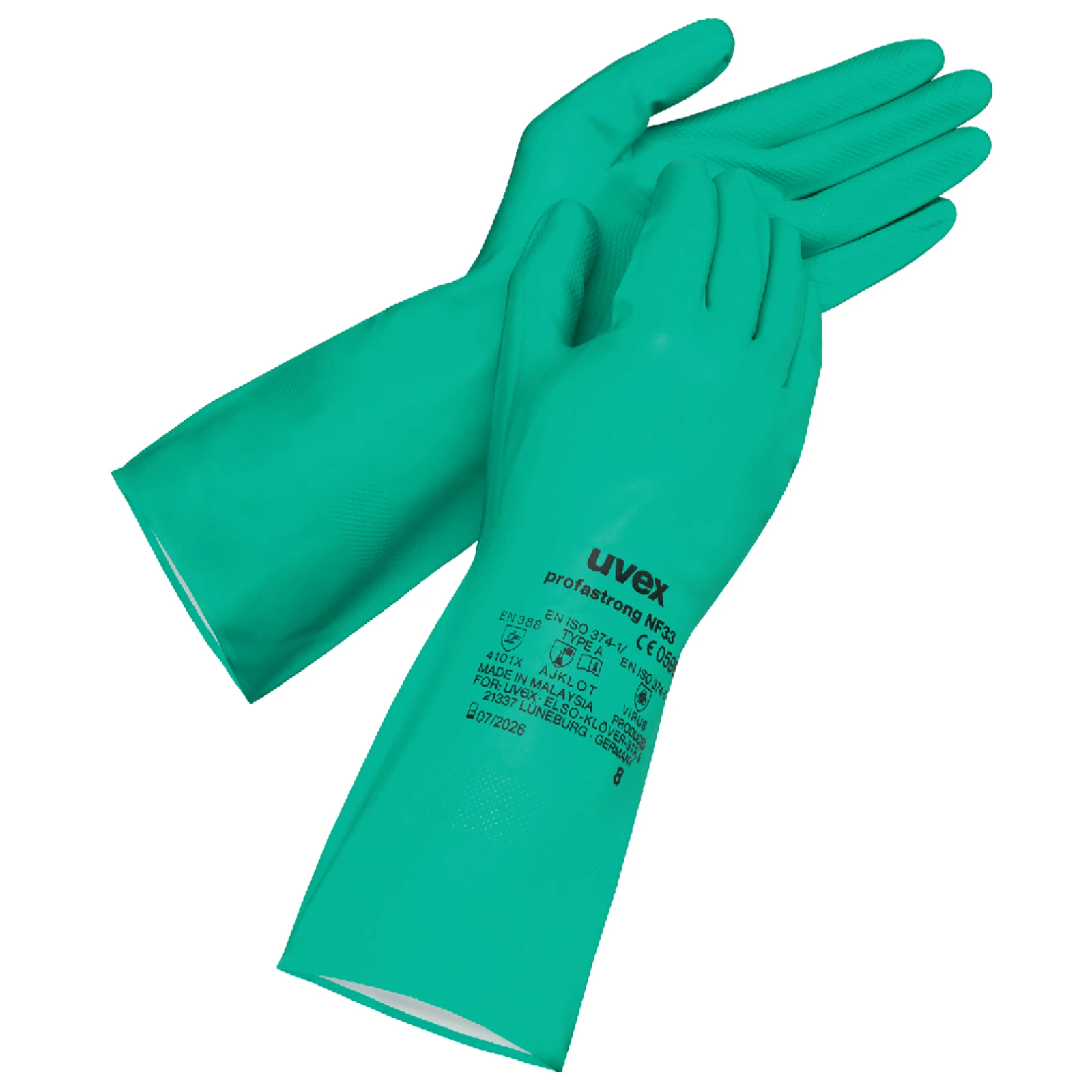 Profastrong NF33 Chemical Protection Glove Size 8 - Image 4