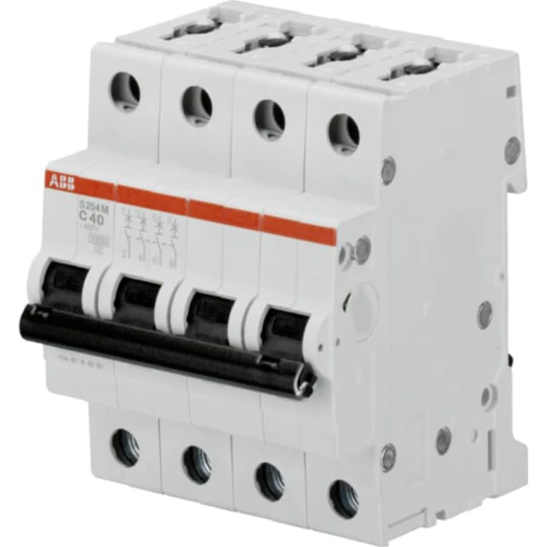 ABB S204M-B63 Miniature Circuit Breaker - 4P - B - 63 A - Image 3