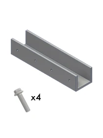 GSE On Roof Rail Connector + 4 x Screws - Image 3