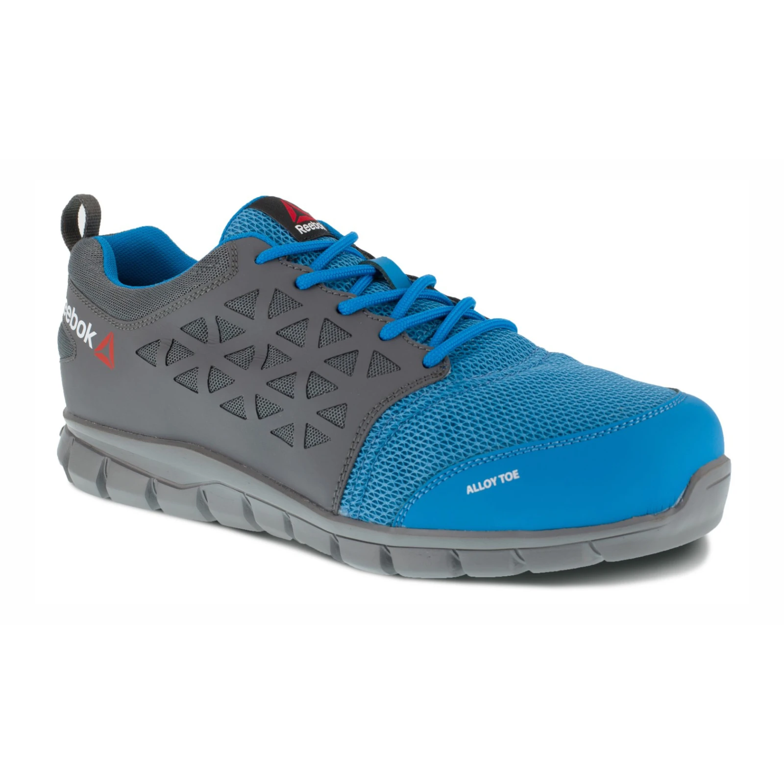 GREY/BLUE SIZE 8 REEBOK MEN EXCEL LIGHT S1P Safety Trainer - Image 3