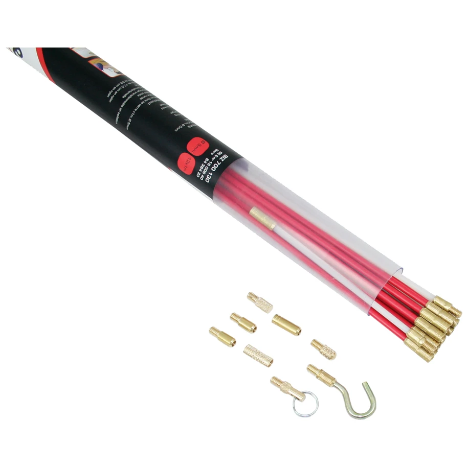 Bizline Set of 10 Red Fibreglass Cable Rods 1m 5mm Kit - Image 3
