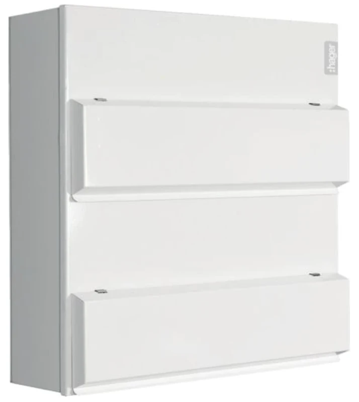 Hager Consumer Unit 10 + 14 Way High Integrity Twin RCCB 100A 2 x 100A - Image 3
