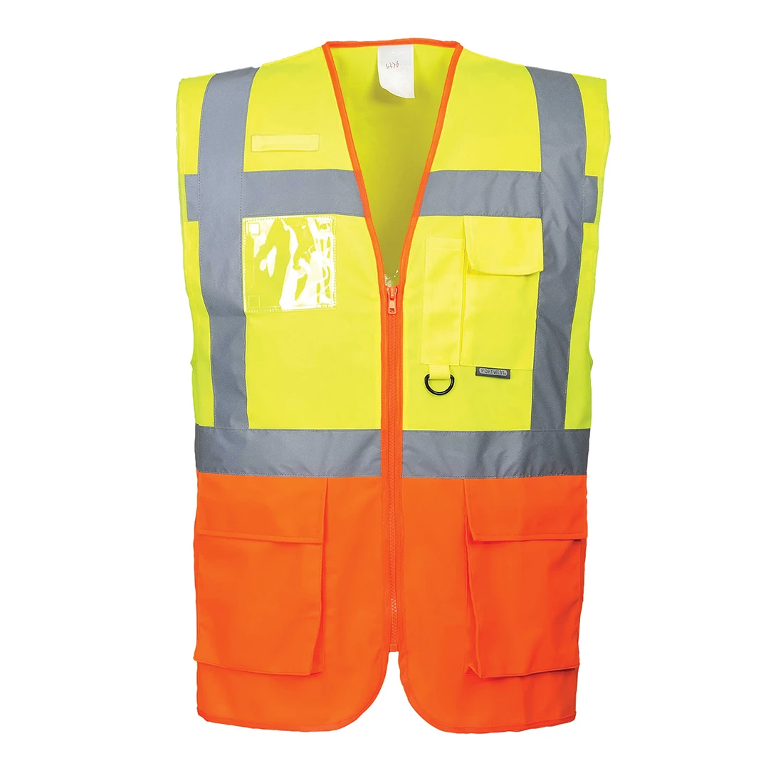 Yellow/Orange Prague Hi-Vis Executive Vest Three Extra Large - Image 2