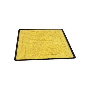 Trench Cover Flexible Edge 1.125m x 1.125m Yellow/Black