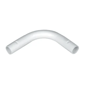 Plain Bend for Round Conduit PVCu 32mm White
