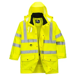 Portwest S427 7-In-1 Highly Innovative Hi-Vis Jacket Medium Yellow
