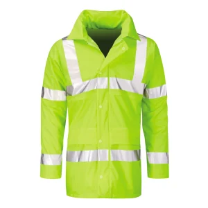 Jacket Hydra-Flex Breathable Fabric Size Medium Yellow