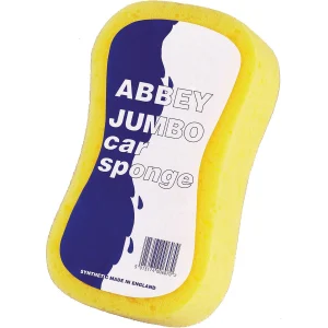 220 x 120mm Yellow Jumbo Car Sponge