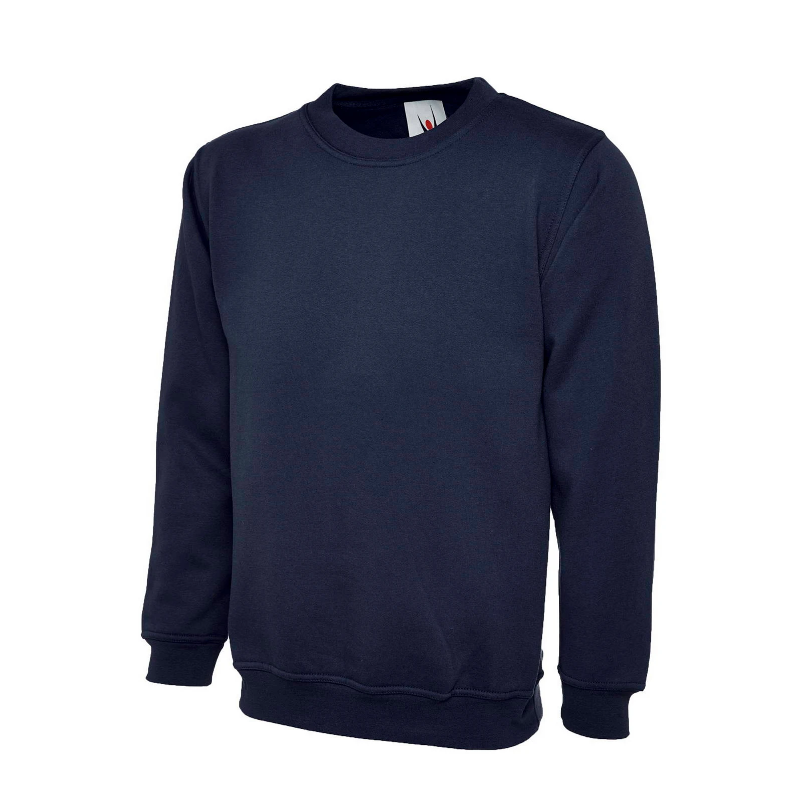 UC203 Brushed Effect Classic Sweatshirt Medium Navy - Image 2