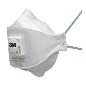3M Respirator Dust Mask P2 Particulate Valved Aura (Pack=10)