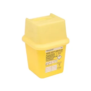 Sharps Clincal Waste Disposal Bin 4 Litre Yellow