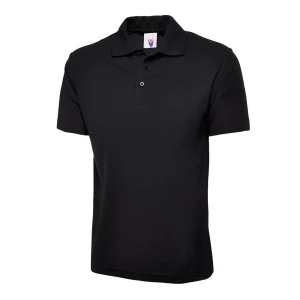 UC101 Polycotton Classic Polo Shirt Medium Black