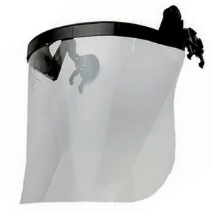 210mm Polycarbonate Classic Screens And Carrier Helmet Mounted Face Protection