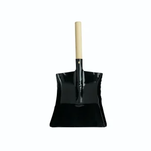 225mm x 265mm Black Wooden Handle Hand Shovel