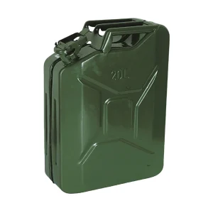 Steel Jerrican With WD Pattern 20 Litre Green Jerry Can