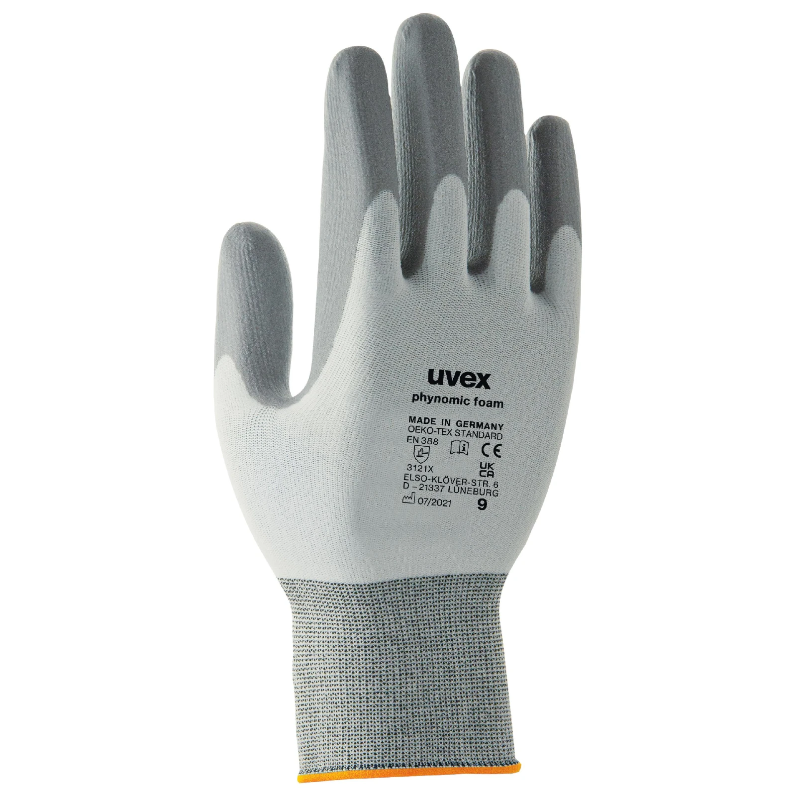 Uvex Phynomic Foam Glove Size 5 - Image 2
