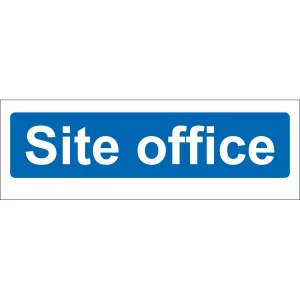 Site Office Self Adhesive Sign