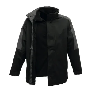 Regatta Defender III Waterproof 3-in-1 Jacket XL Black/Seal Grey