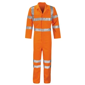 HI-Vis Polycotton Coverall Regular Fit XL Orange